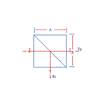 NPBS Non-polarizing Beam Splitter Cube