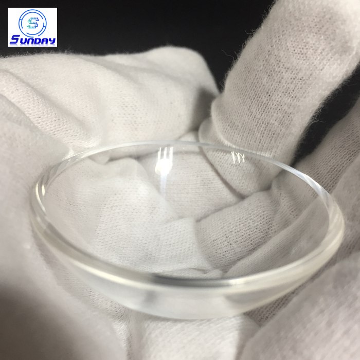 Sapphire dome lens